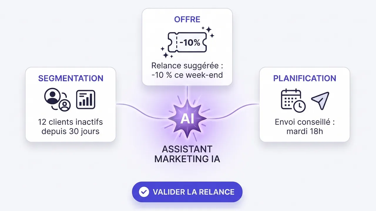 Relances marketing par l'IA
